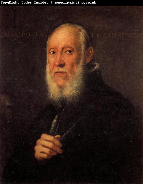 Jacopo Tintoretto Portrait of Jacopo Sansovino
